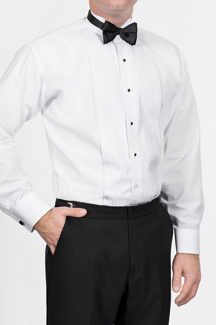 White Wing Collar Shirt
